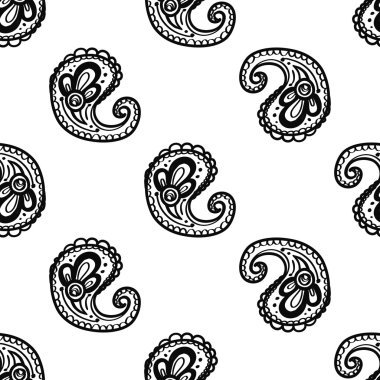 çizgi film soyut çiçek desenli