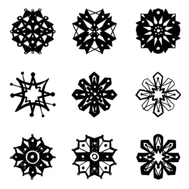 oryantal Arapça çiçek deseni 