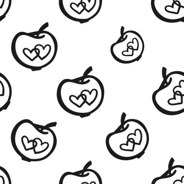 elma dekoratif desen