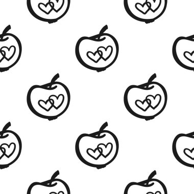 elma dekoratif desen