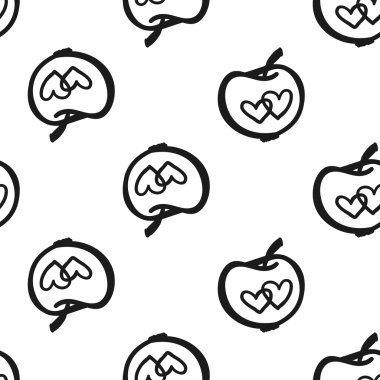 elma dekoratif desen