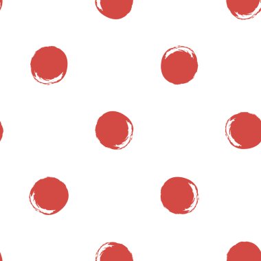 kırmızı daireler ile Çin desen