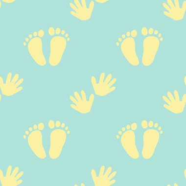 Yeni doğan bebeğin el ve ayak izleri