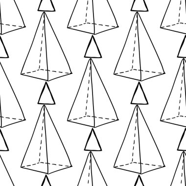 geometrik üçgenler desen