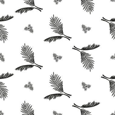 çizgi film palmiye yaprakları desen