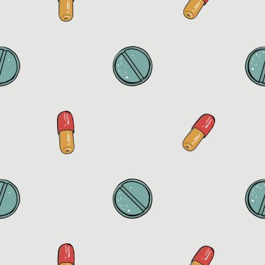 hapları ile tıbbi desen