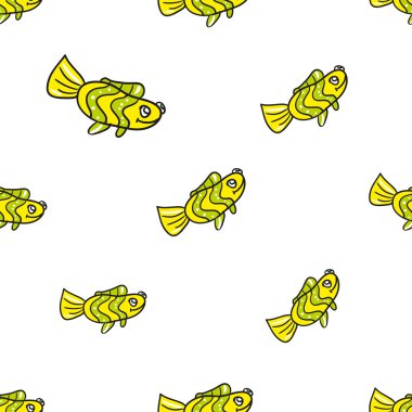 Doodle akvaryum balık 