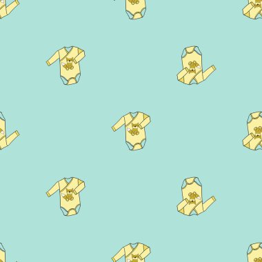 bodysuits karikatür seamless modeli