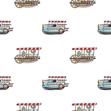 çocukça cruise tekneler desen