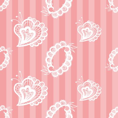 Vintage dantelli seamless modeli