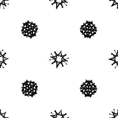 oryantal Arapça çiçek deseni 