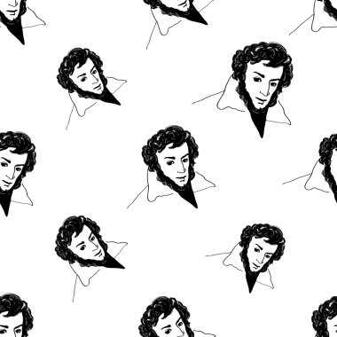 Alexander pushkin seamless modeli