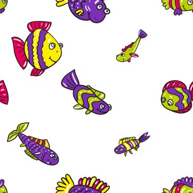 Doodle akvaryum balık 