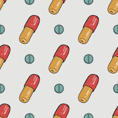 hapları ile tıbbi desen