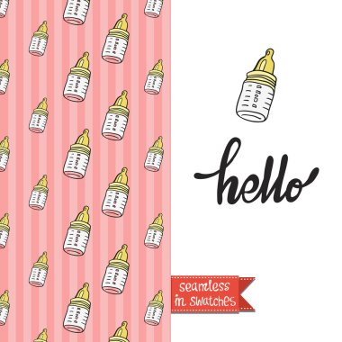 Yeni doğan bebek kartı arka plan 