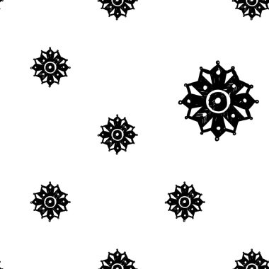 oryantal Arapça çiçek deseni 