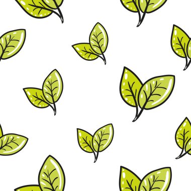 Kusursuz yaprak deseni