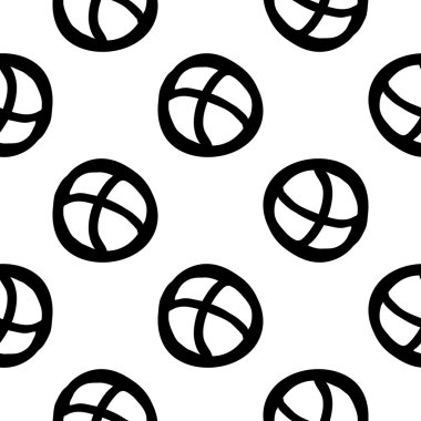 Basketbol topları tasarım deseni