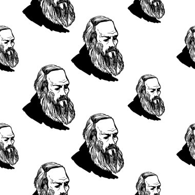kabataslak fyodor Dostoyevski seamless modeli