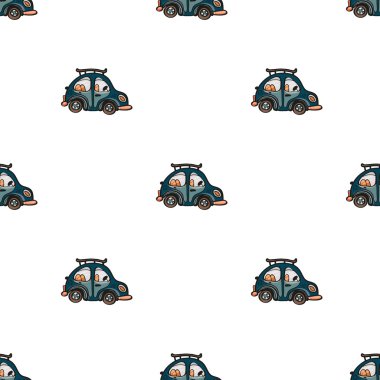 karikatür araçlar desen