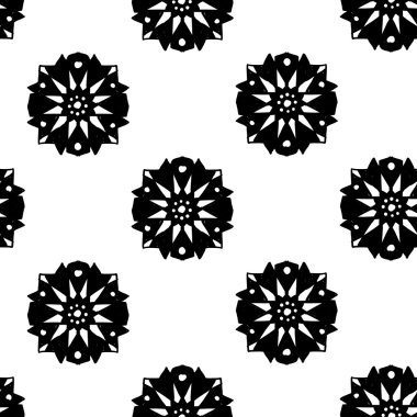 oryantal Arapça çiçek deseni 