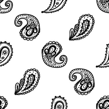 çizgi film soyut çiçek desenli