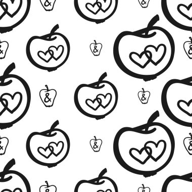 elma dekoratif desen