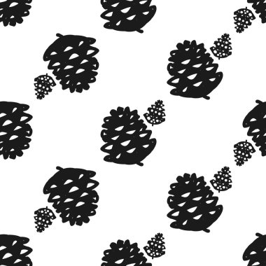 Orman çam kozalakları 