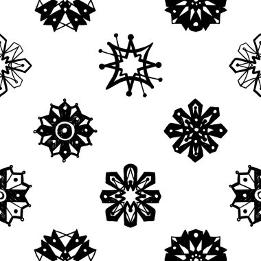 oryantal Arapça çiçek deseni 