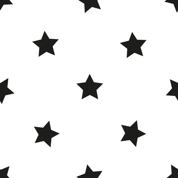 Hand drawn stars pattern — Stock Vector