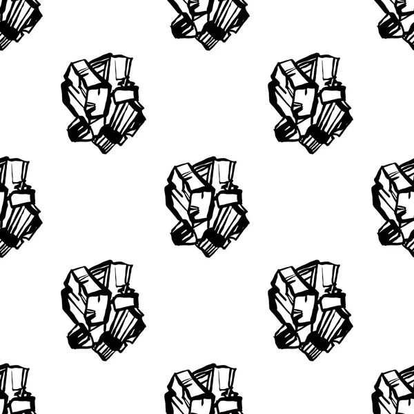 Kristal taşlar seamless modeli