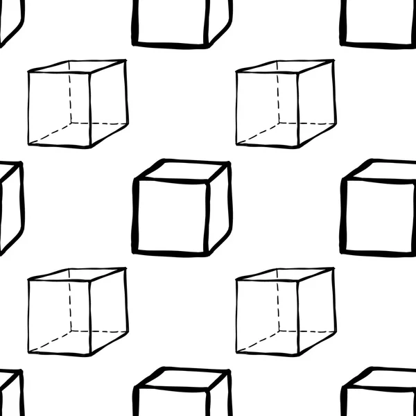 Modello di cubi del fumetto — Vettoriale Stock