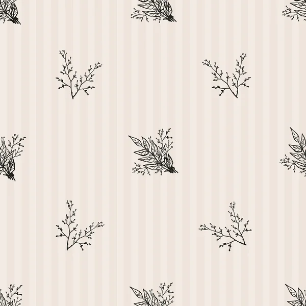 Fondo floral esbozado — Vector de stock