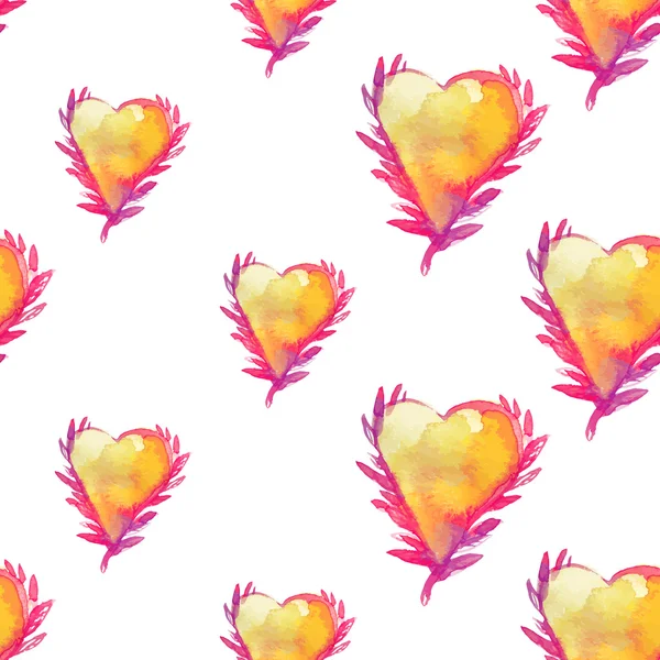 Floral hearts background — Stock Vector