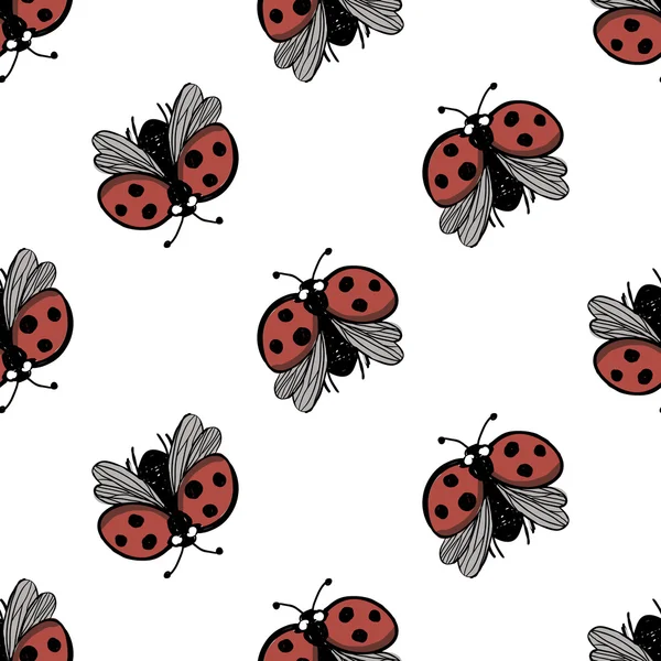 ladybugs seamless modeli 