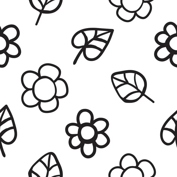 Modèle floral d'été — Image vectorielle