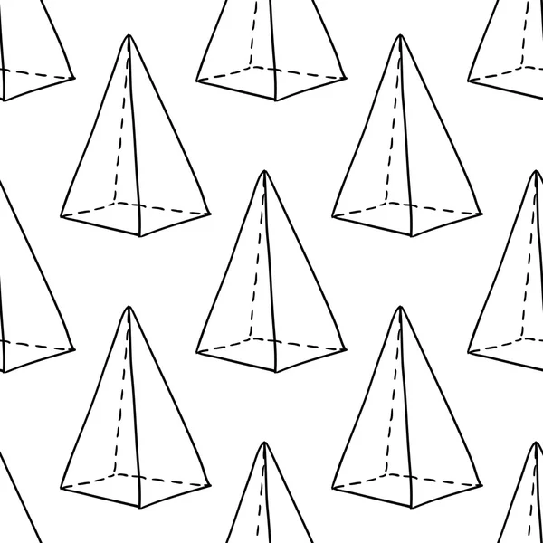 Geometric triangles pattern — Stock Vector