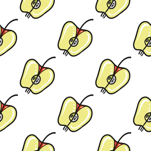 Διακοσμητικό μοτίβο μήλα — Διανυσματικό Αρχείο