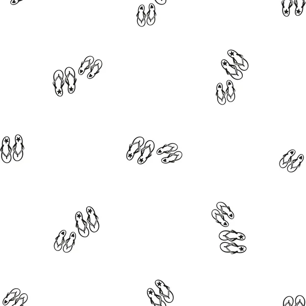 Cartoon flip-flops mönster — Stock vektor