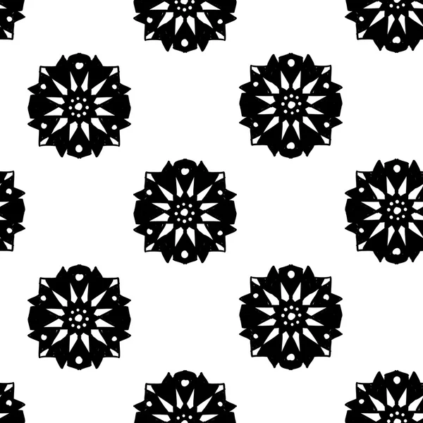 Dessin fleurs arabe oriental — Image vectorielle #110011874