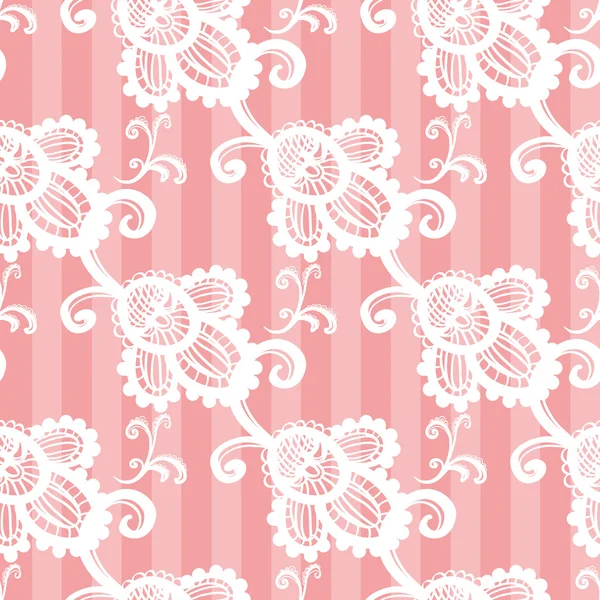 Motif dentelle vintage — Image vectorielle