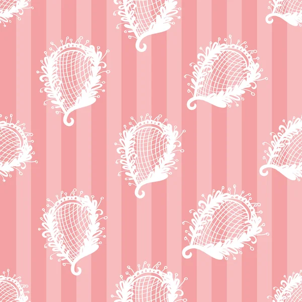 Lacy floral pattern — Stock Vector