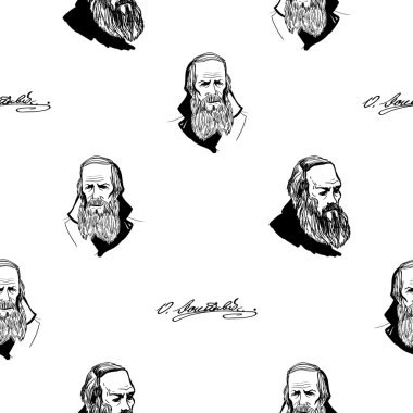 kabataslak fyodor Dostoyevski seamless modeli