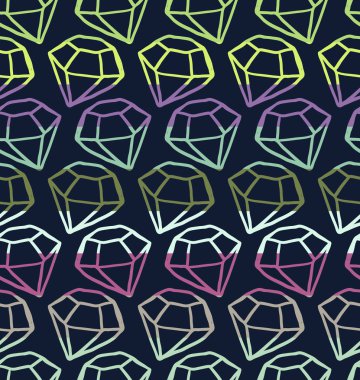  mücevher kristaller seamless modeli ile