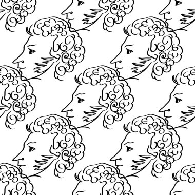 Alexander pushkin seamless modeli