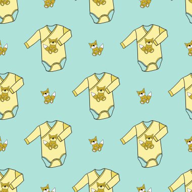 bodysuits ve çizgi film tilki modeli