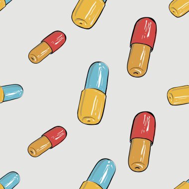 hapları ile tıbbi desen