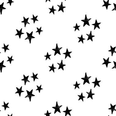 Elle çizilmiş yıldız desen