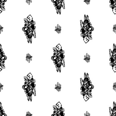 siyah ve beyaz mücevher taşları