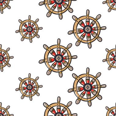 çizgi film deniz direksiyon tekerlek